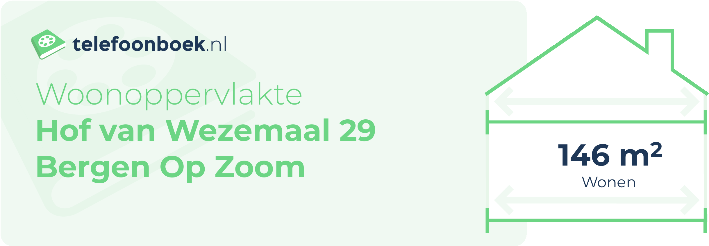 Woonoppervlakte Hof Van Wezemaal 29 Bergen Op Zoom