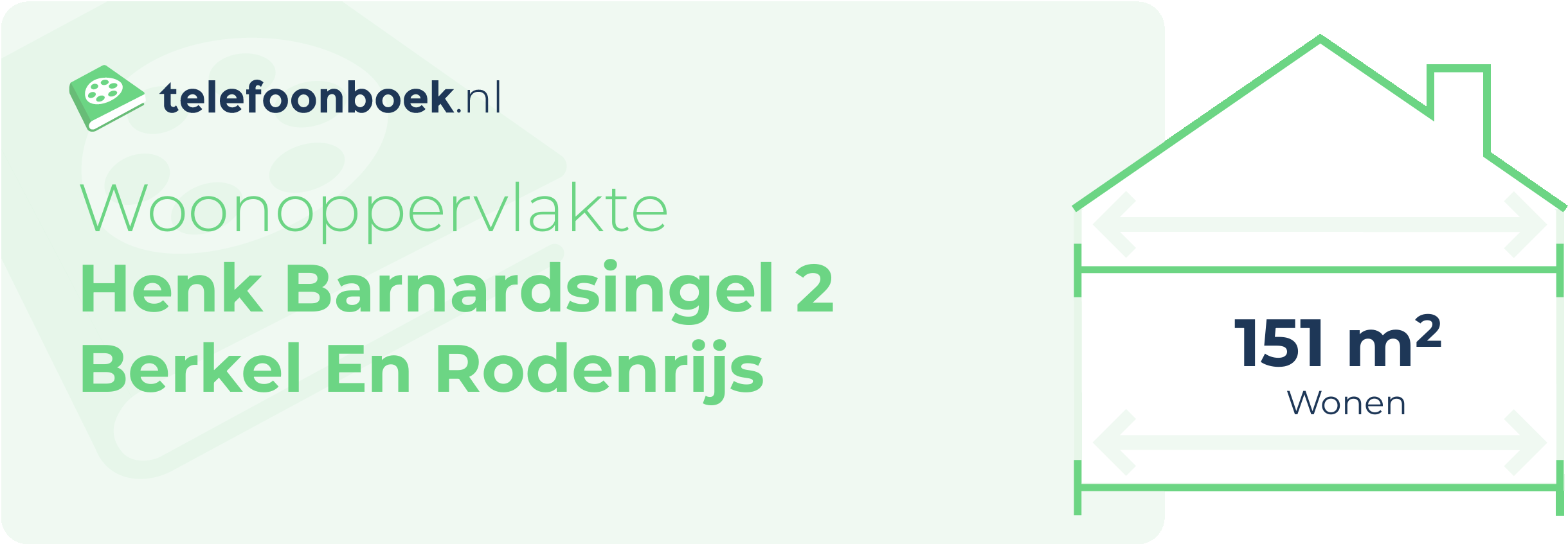 Woonoppervlakte Henk Barnardsingel 2 Berkel En Rodenrijs