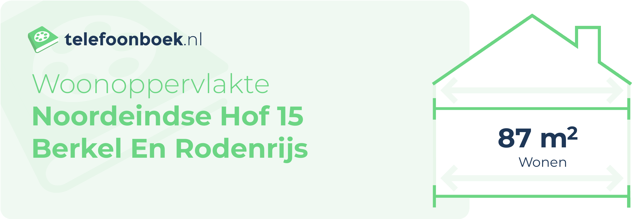 Woonoppervlakte Noordeindse Hof 15 Berkel En Rodenrijs