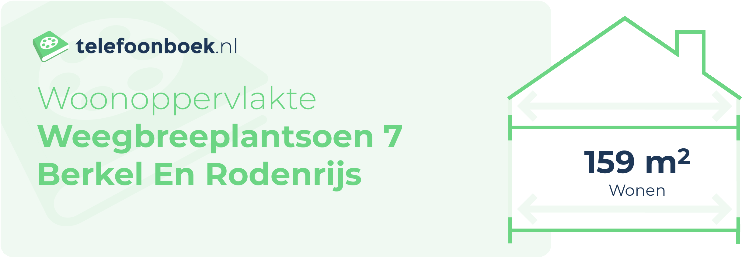 Woonoppervlakte Weegbreeplantsoen 7 Berkel En Rodenrijs