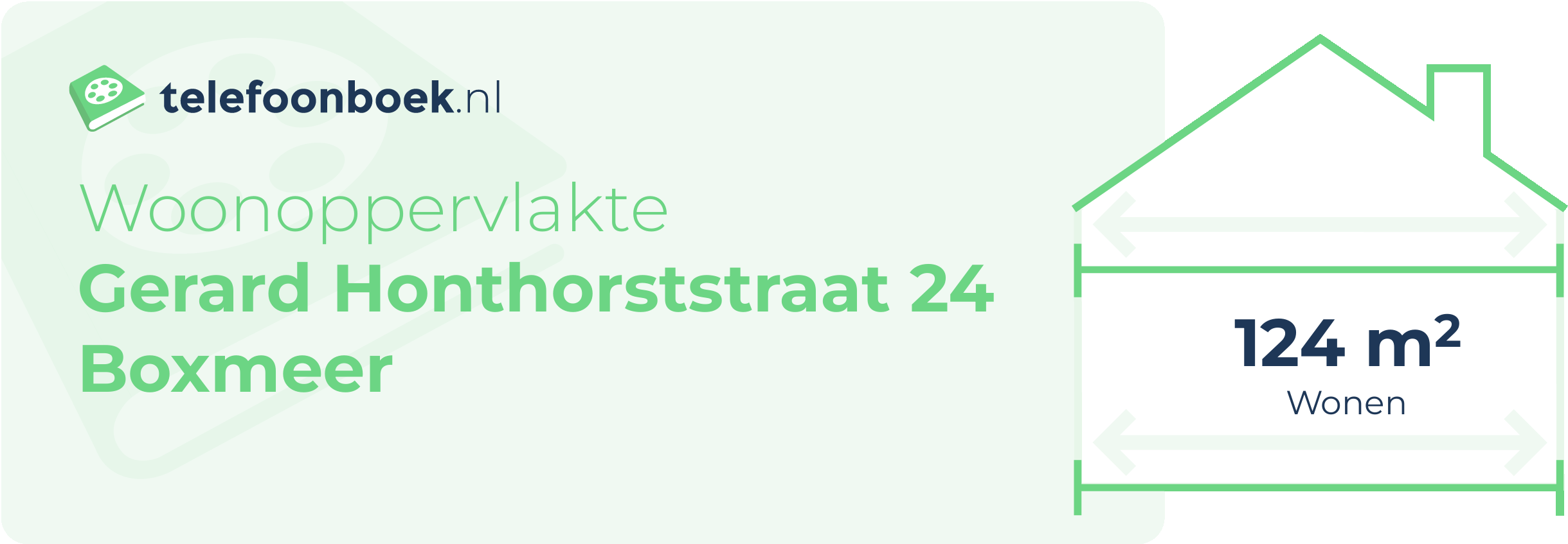 Woonoppervlakte Gerard Honthorststraat 24 Boxmeer