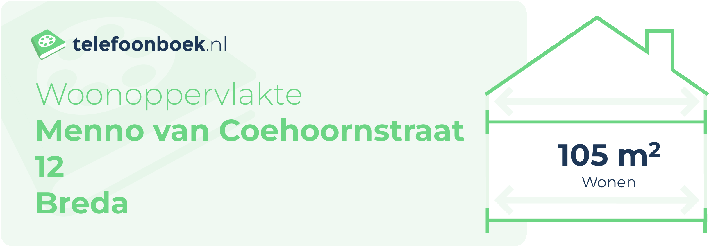 Woonoppervlakte Menno Van Coehoornstraat 12 Breda