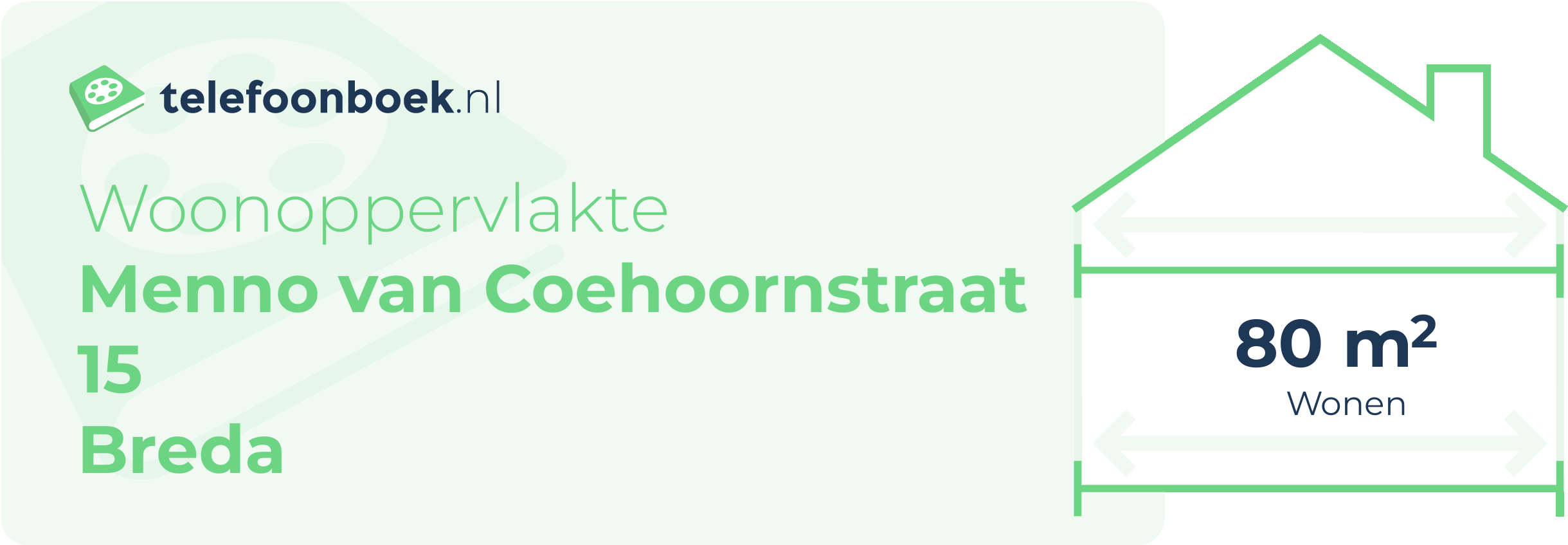 Woonoppervlakte Menno Van Coehoornstraat 15 Breda