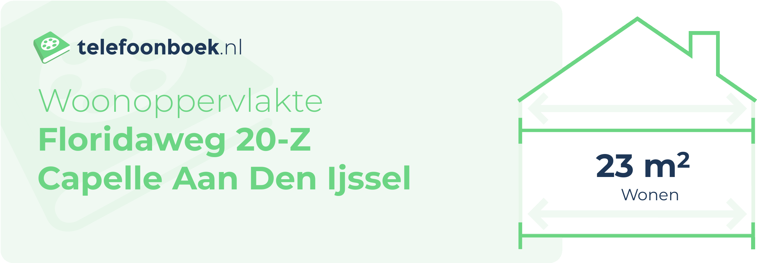 Woonoppervlakte Floridaweg 20-Z Capelle Aan Den Ijssel