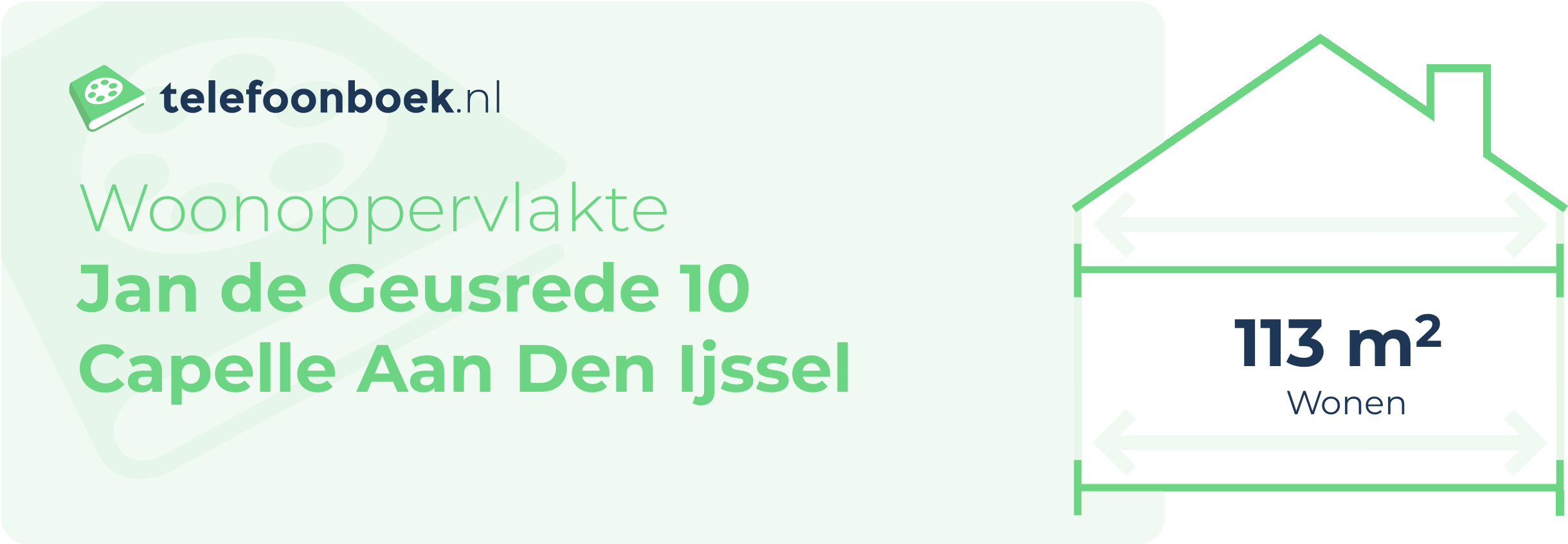 Woonoppervlakte Jan De Geusrede 10 Capelle Aan Den Ijssel