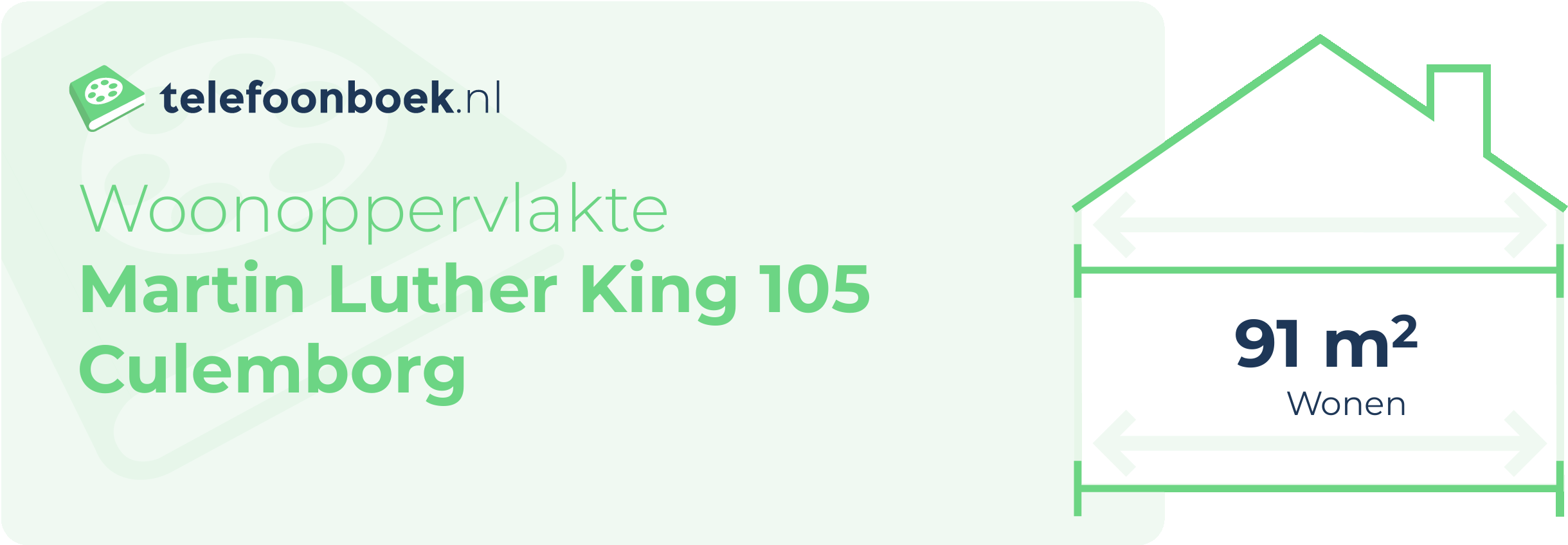 Woonoppervlakte Martin Luther King 105 Culemborg