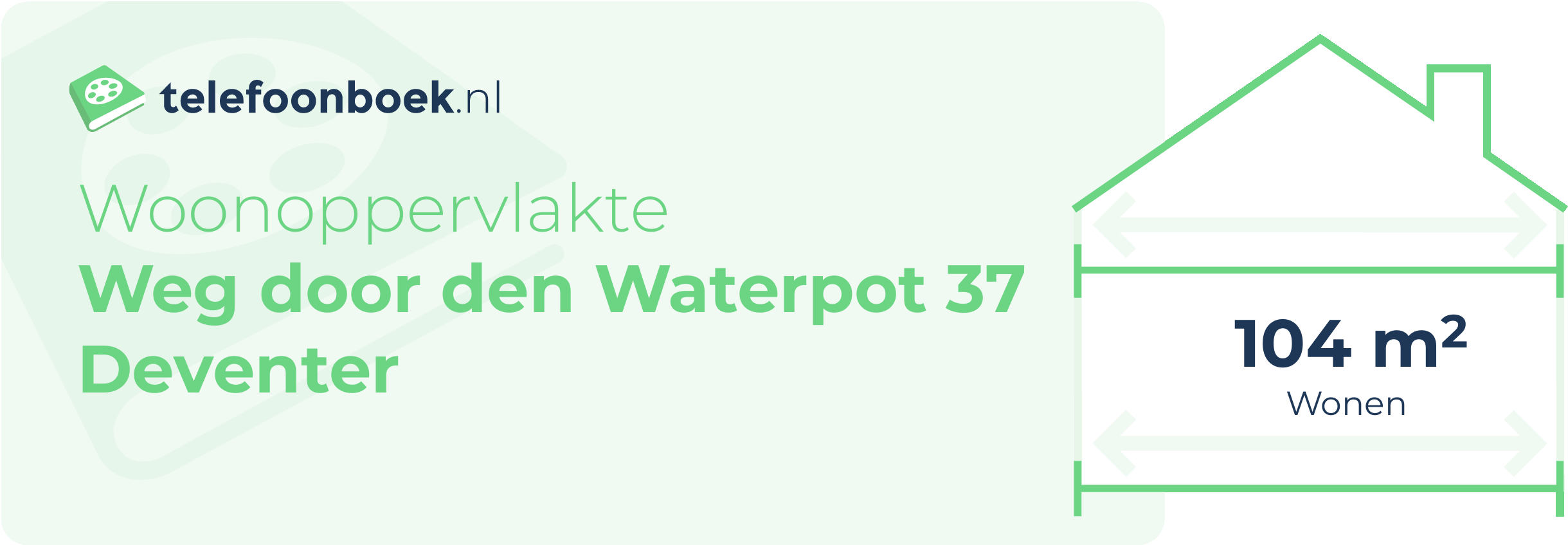 Woonoppervlakte Weg Door Den Waterpot 37 Deventer