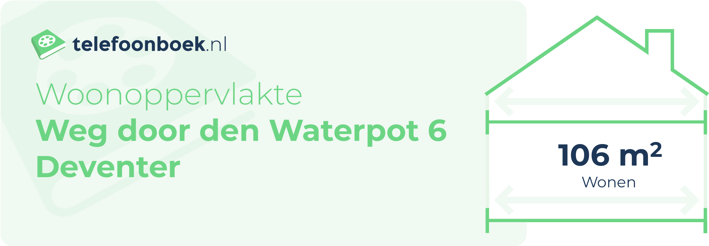 Woonoppervlakte Weg Door Den Waterpot 6 Deventer