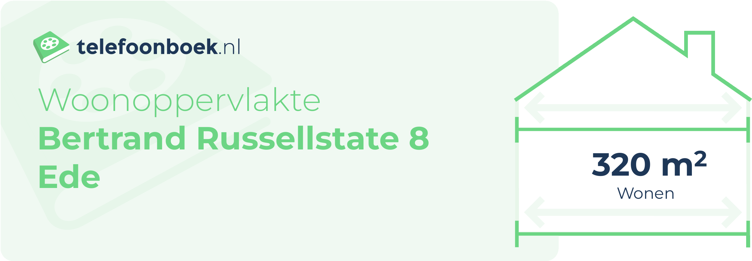 Woonoppervlakte Bertrand Russellstate 8 Ede