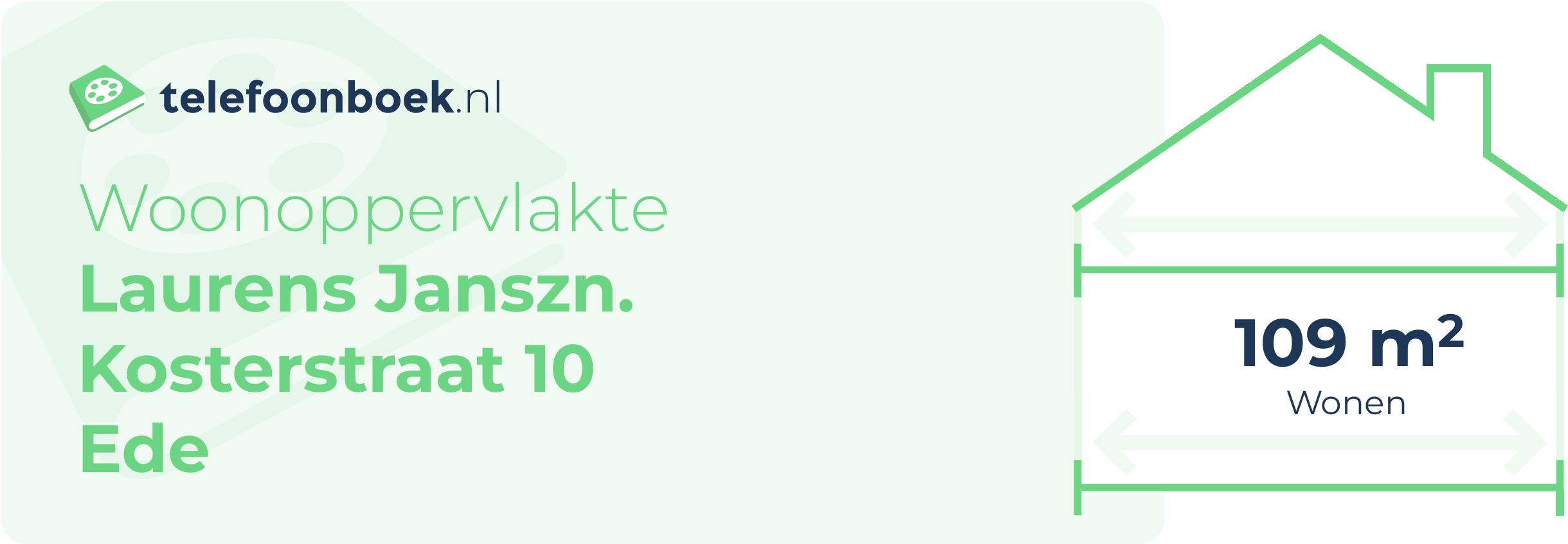 Woonoppervlakte Laurens Janszn. Kosterstraat 10 Ede