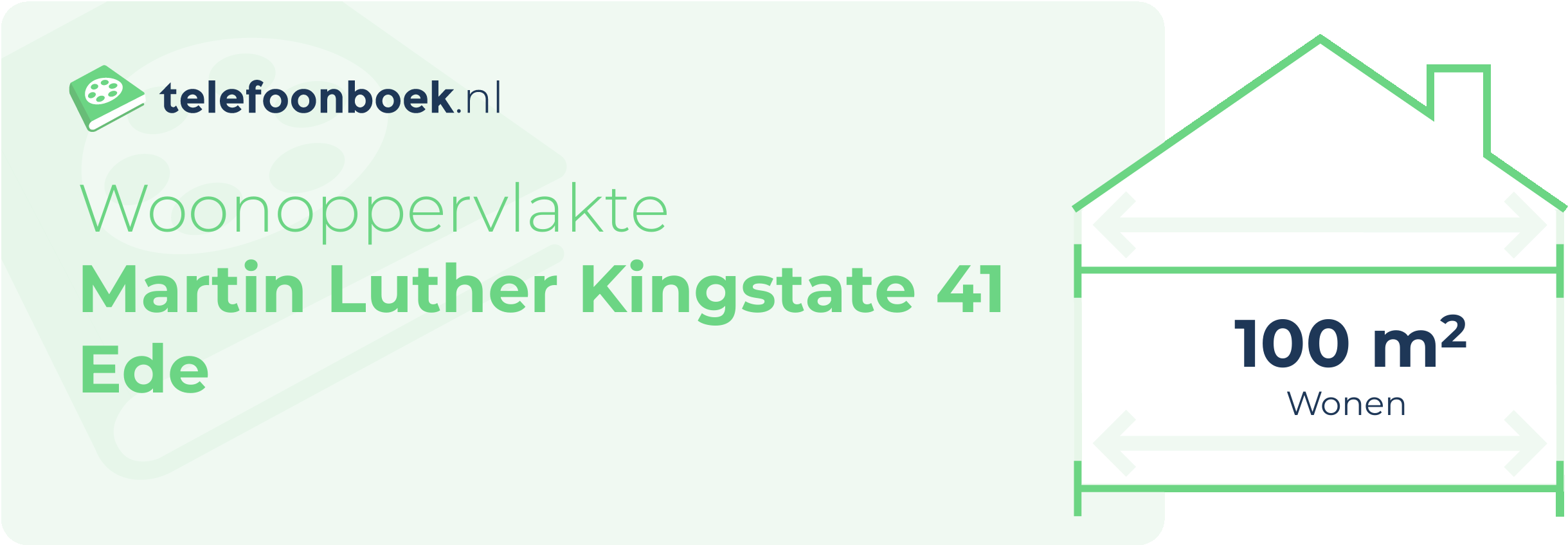 Woonoppervlakte Martin Luther Kingstate 41 Ede
