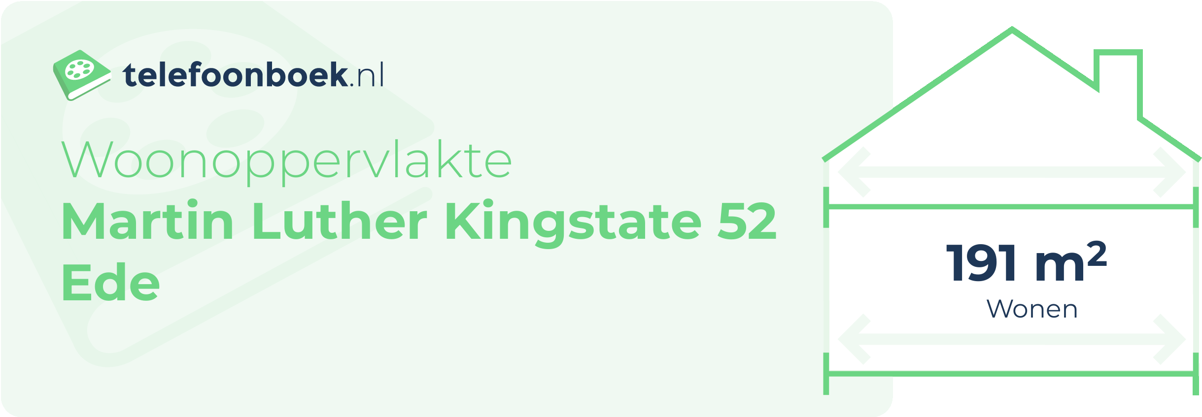 Woonoppervlakte Martin Luther Kingstate 52 Ede