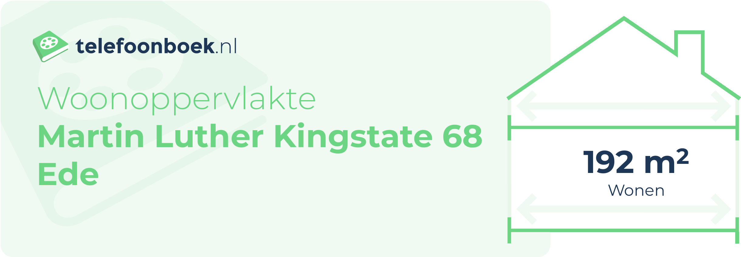 Woonoppervlakte Martin Luther Kingstate 68 Ede