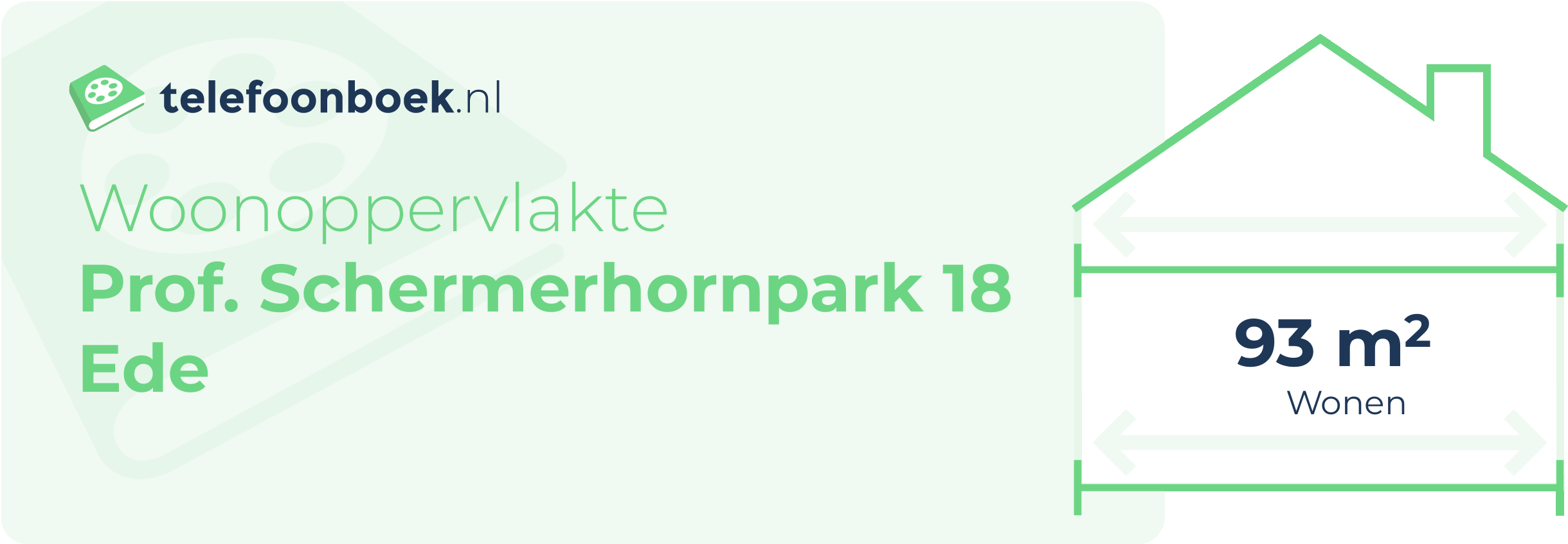 Woonoppervlakte Prof. Schermerhornpark 18 Ede