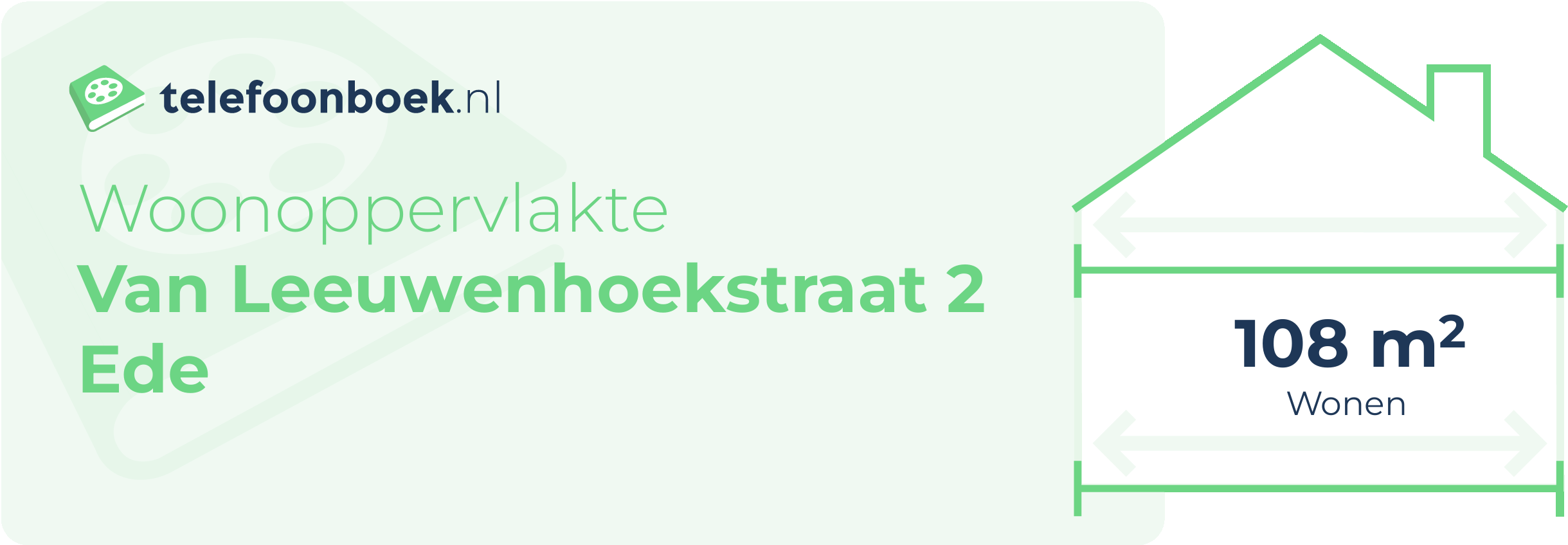 Woonoppervlakte Van Leeuwenhoekstraat 2 Ede