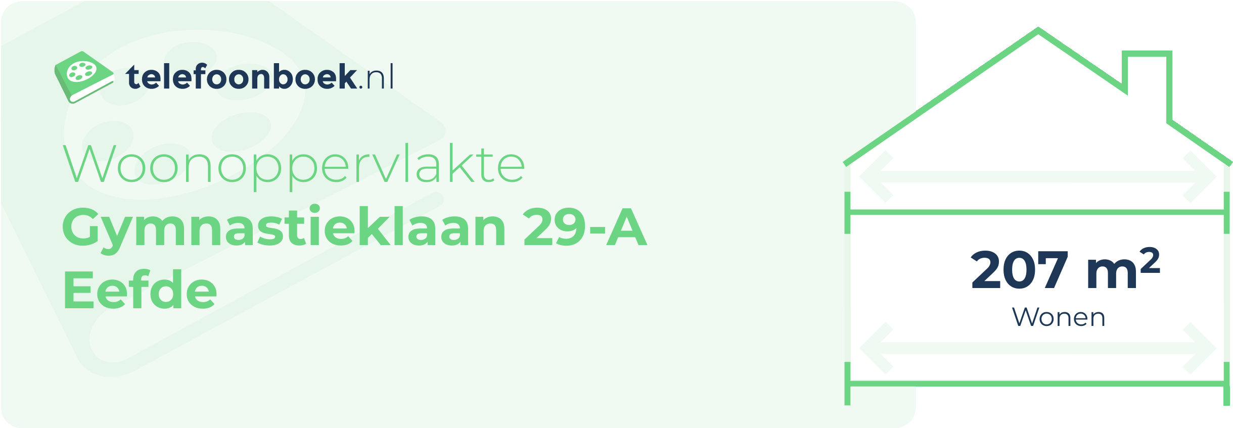 Woonoppervlakte Gymnastieklaan 29-A Eefde