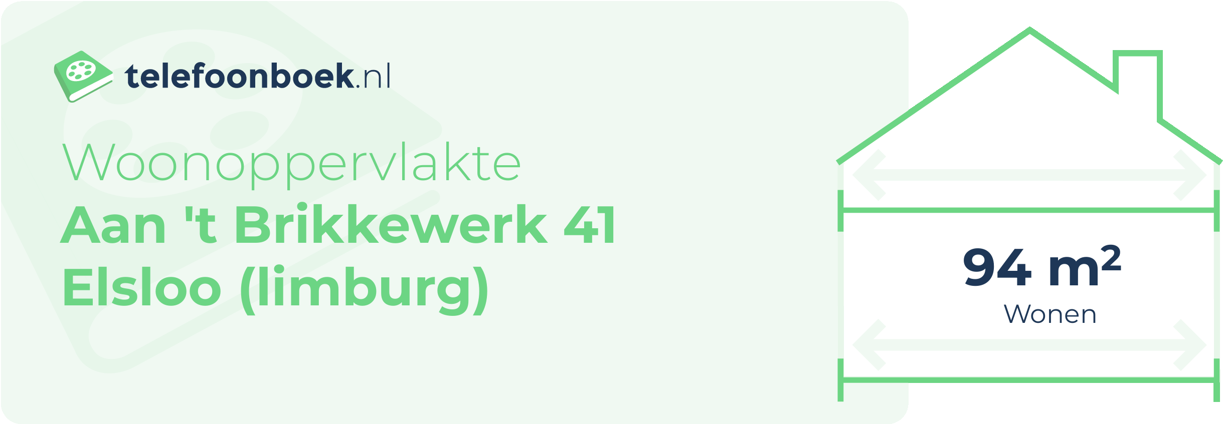 Woonoppervlakte Aan 't Brikkewerk 41 Elsloo (Limburg)