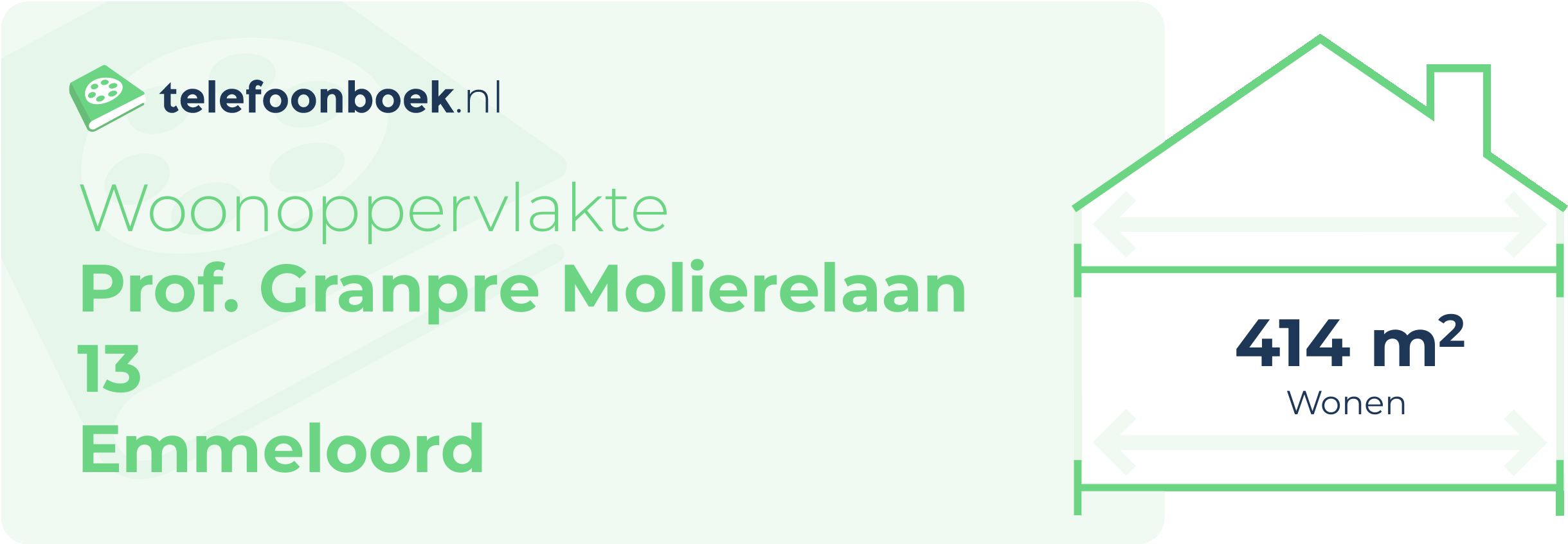 Woonoppervlakte Prof. Granpre Molierelaan 13 Emmeloord