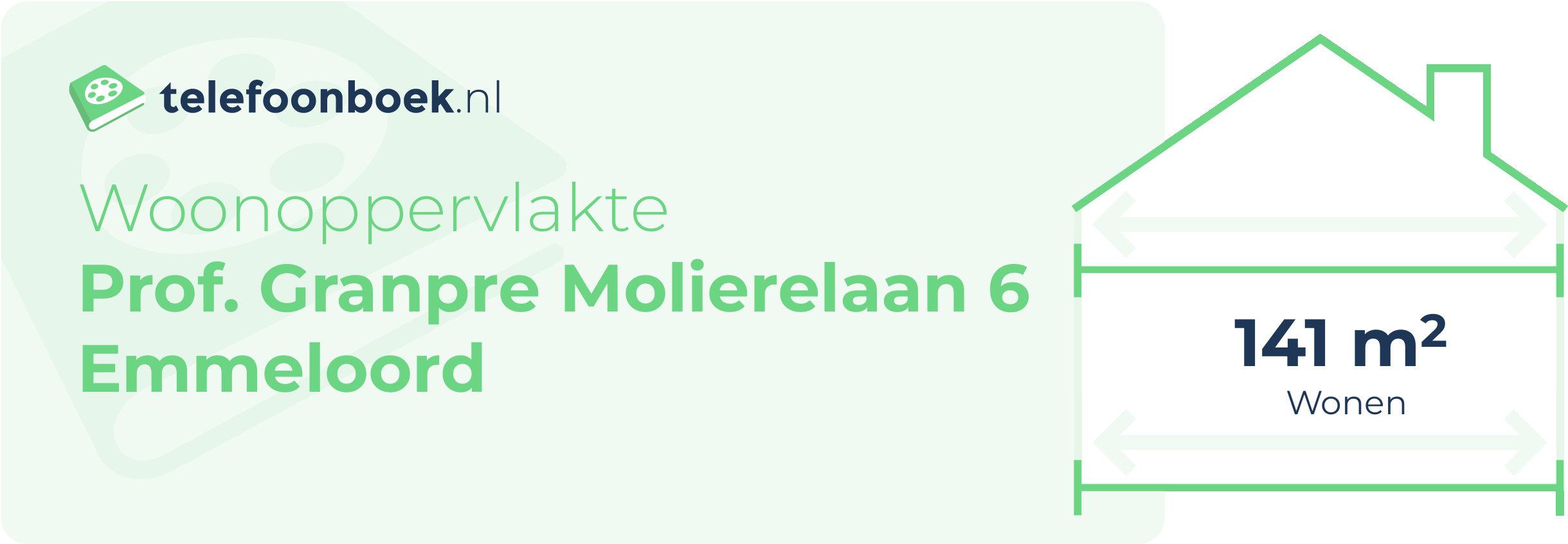 Woonoppervlakte Prof. Granpre Molierelaan 6 Emmeloord