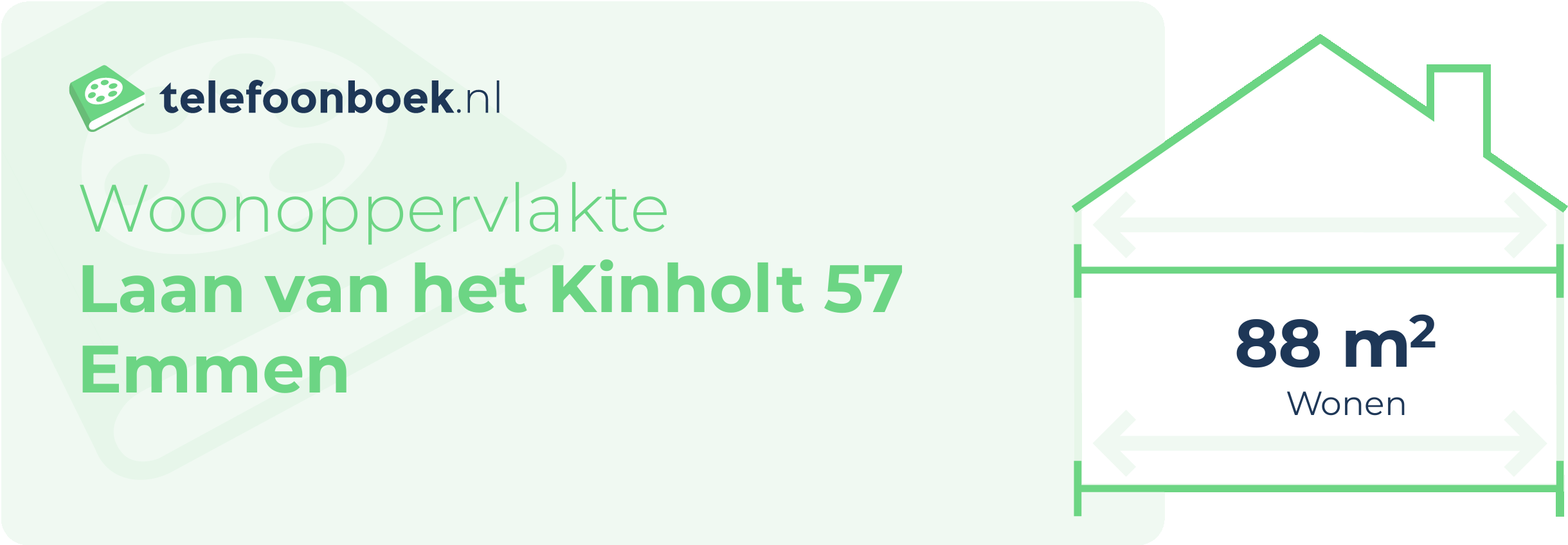 Woonoppervlakte Laan Van Het Kinholt 57 Emmen