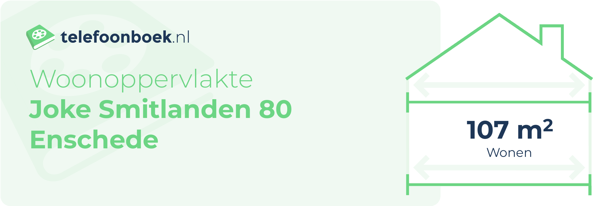 Woonoppervlakte Joke Smitlanden 80 Enschede