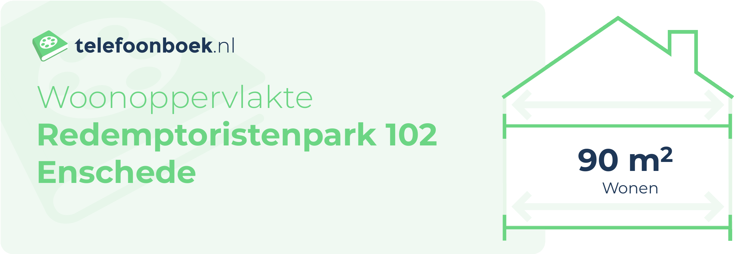 Woonoppervlakte Redemptoristenpark 102 Enschede