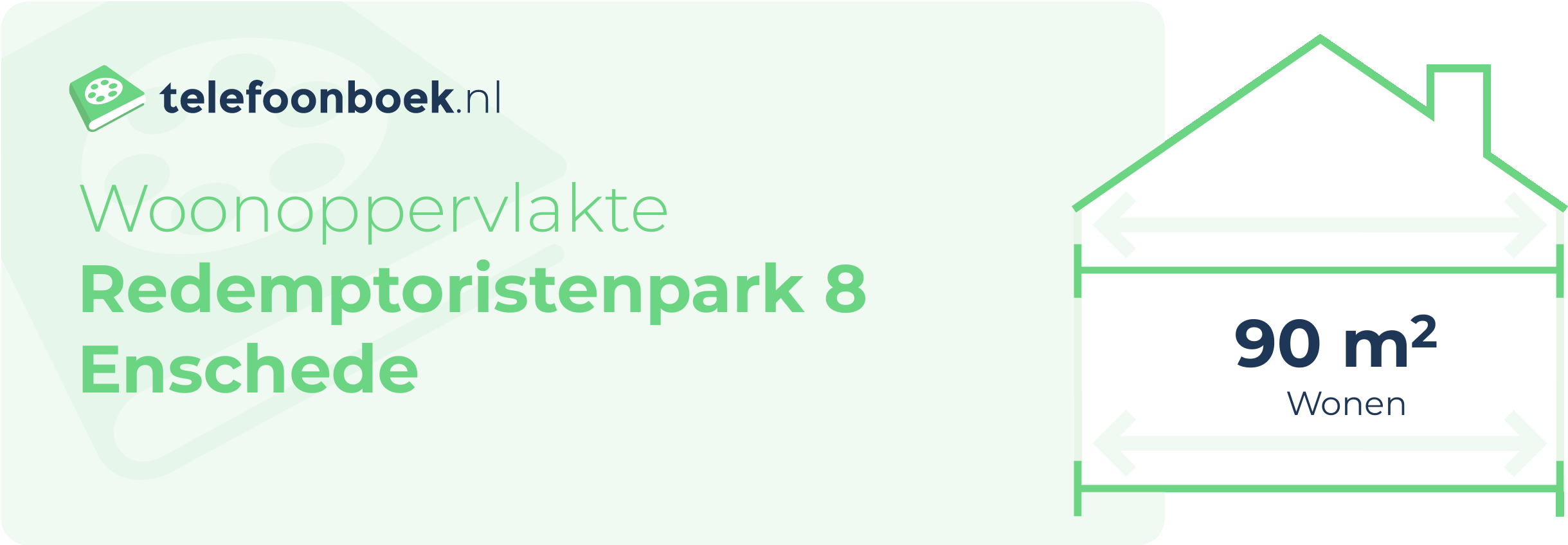 Woonoppervlakte Redemptoristenpark 8 Enschede