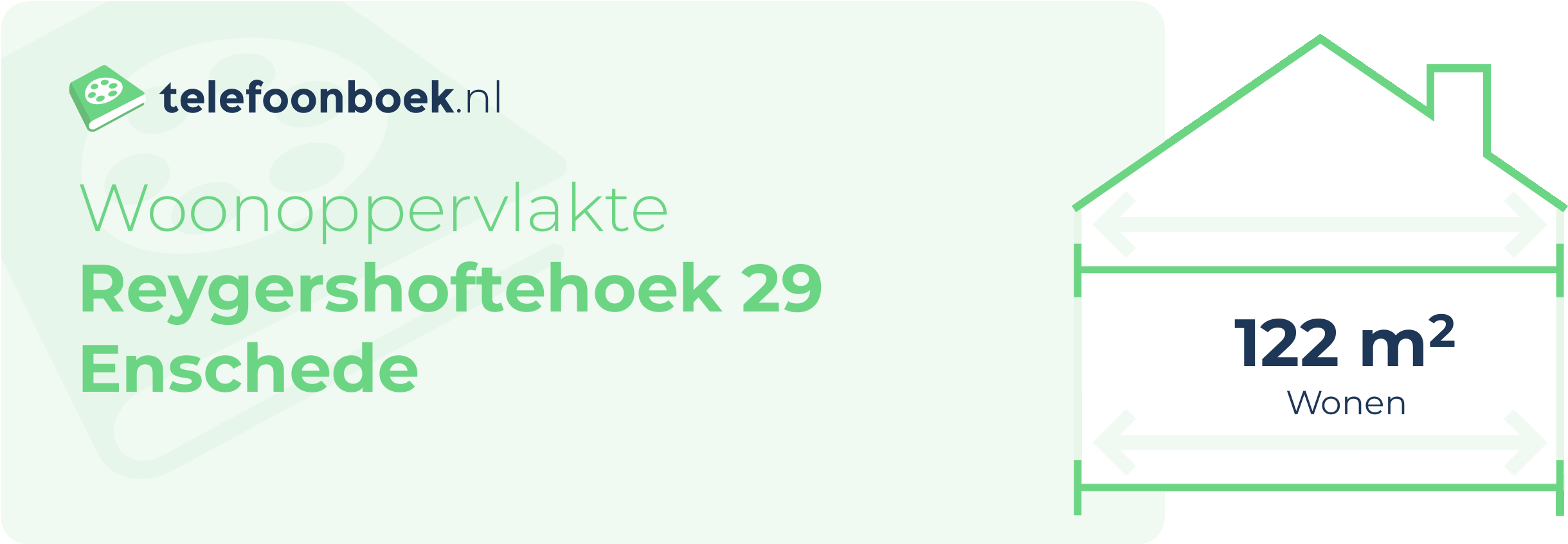 Woonoppervlakte Reygershoftehoek 29 Enschede