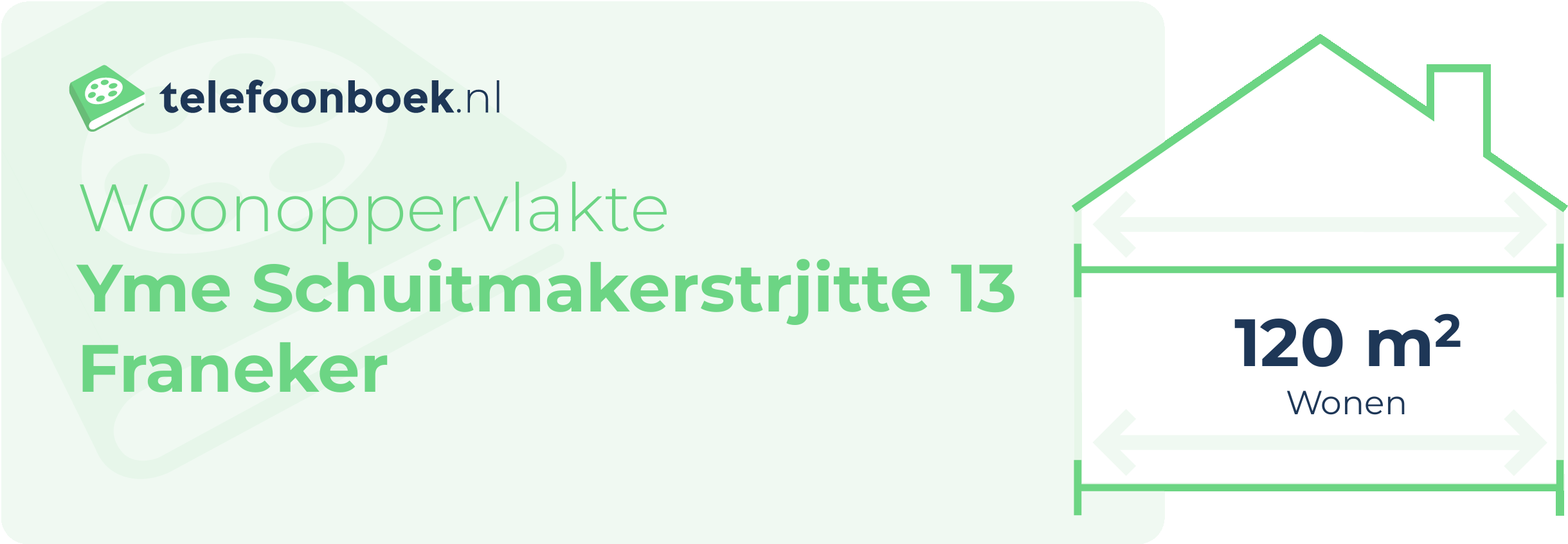 Woonoppervlakte Yme Schuitmakerstrjitte 13 Franeker