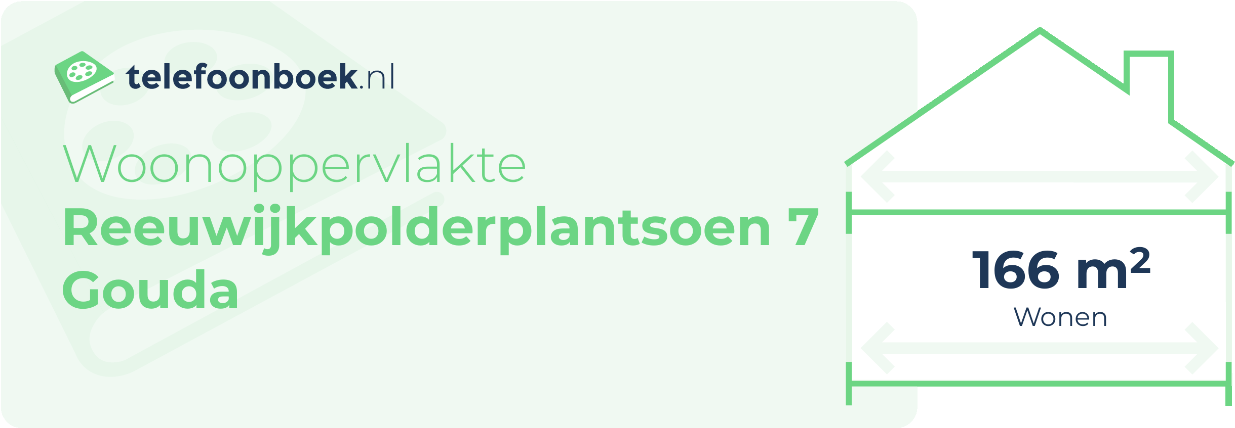 Woonoppervlakte Reeuwijkpolderplantsoen 7 Gouda