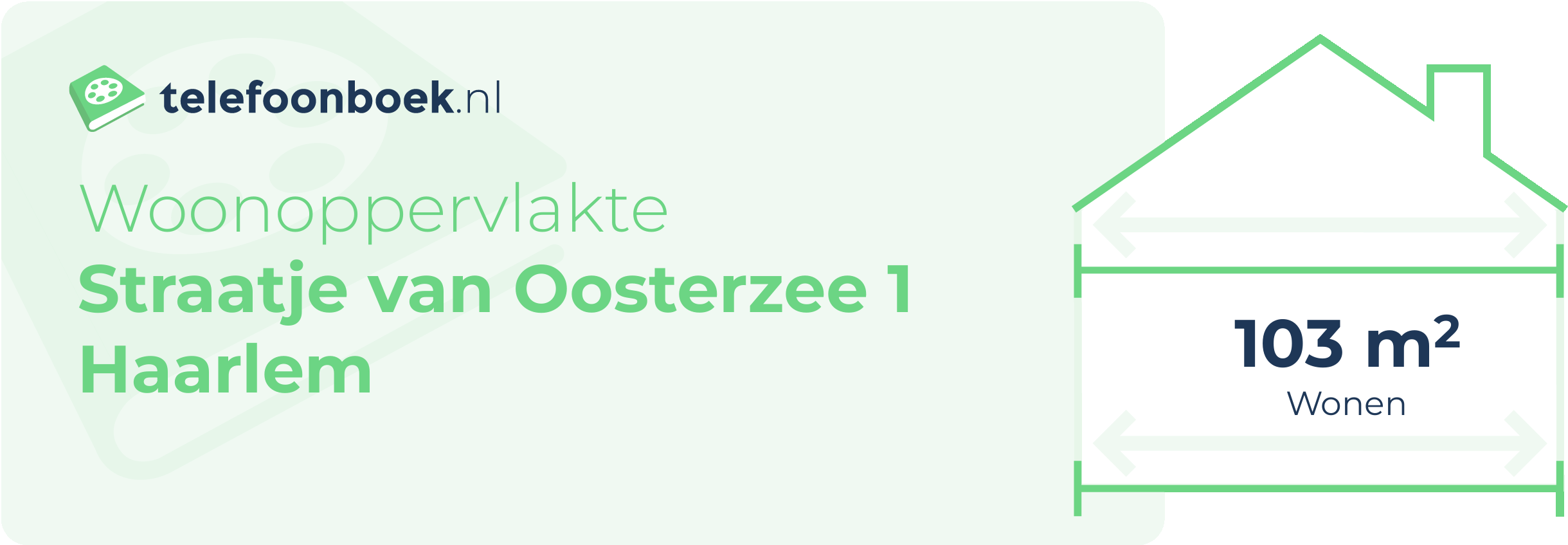 Woonoppervlakte Straatje Van Oosterzee 1 Haarlem