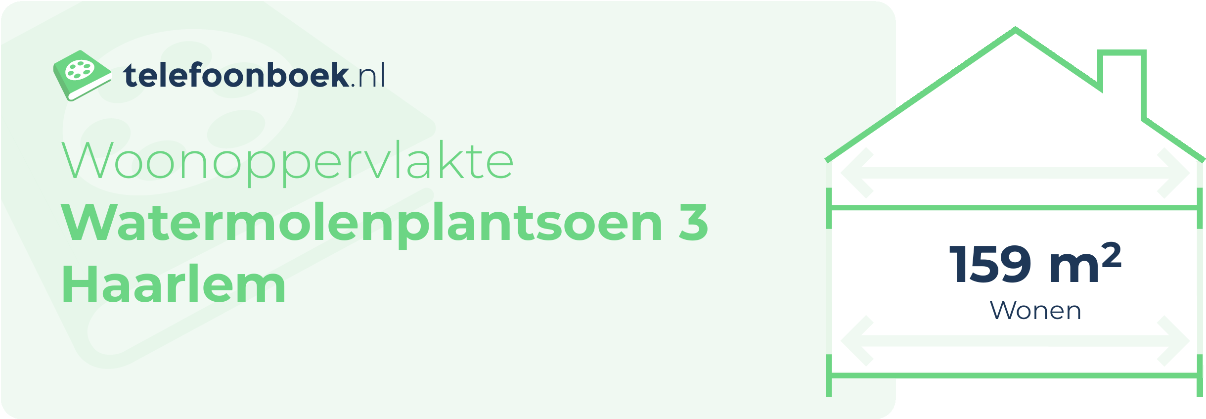 Woonoppervlakte Watermolenplantsoen 3 Haarlem