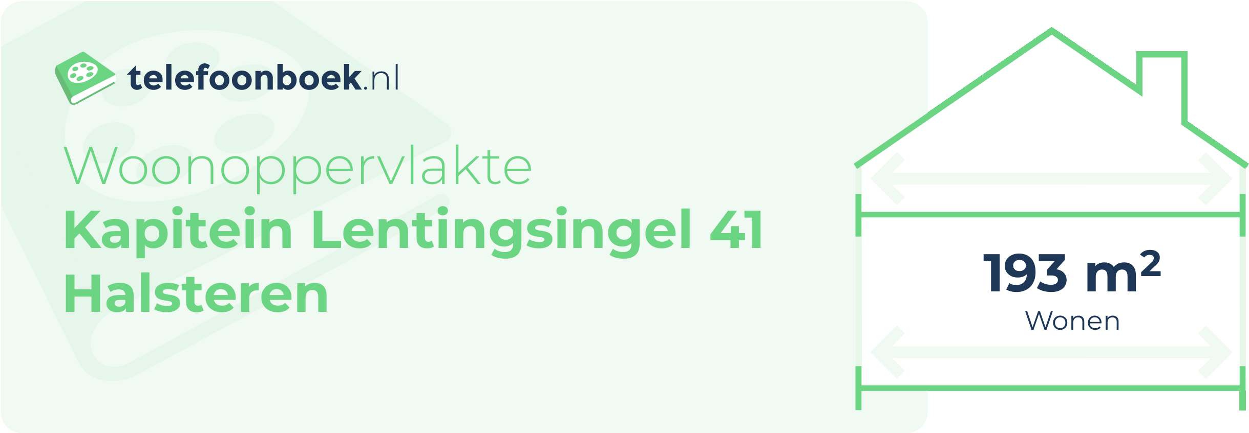 Woonoppervlakte Kapitein Lentingsingel 41 Halsteren