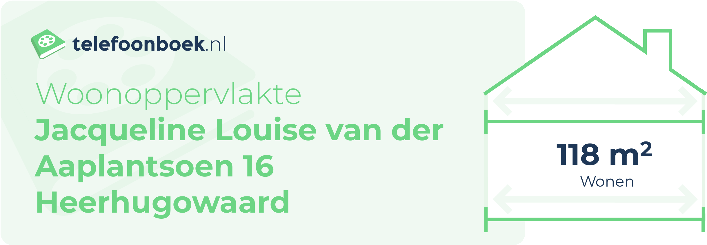 Woonoppervlakte Jacqueline Louise Van Der Aaplantsoen 16 Heerhugowaard