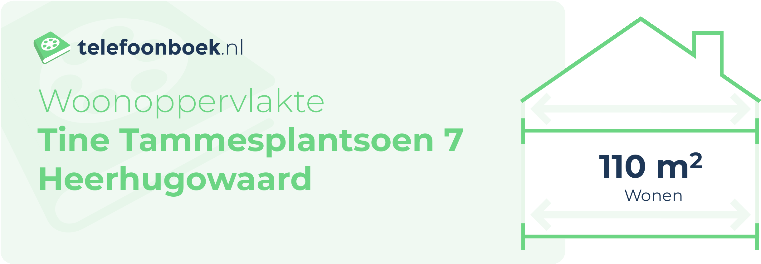 Woonoppervlakte Tine Tammesplantsoen 7 Heerhugowaard