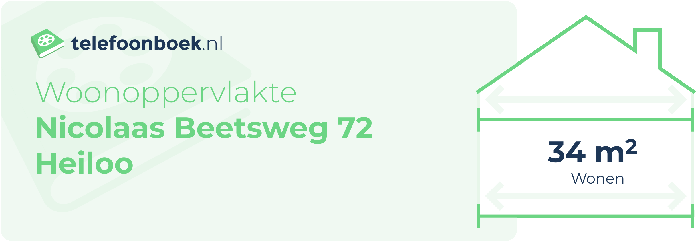 Woonoppervlakte Nicolaas Beetsweg 72 Heiloo