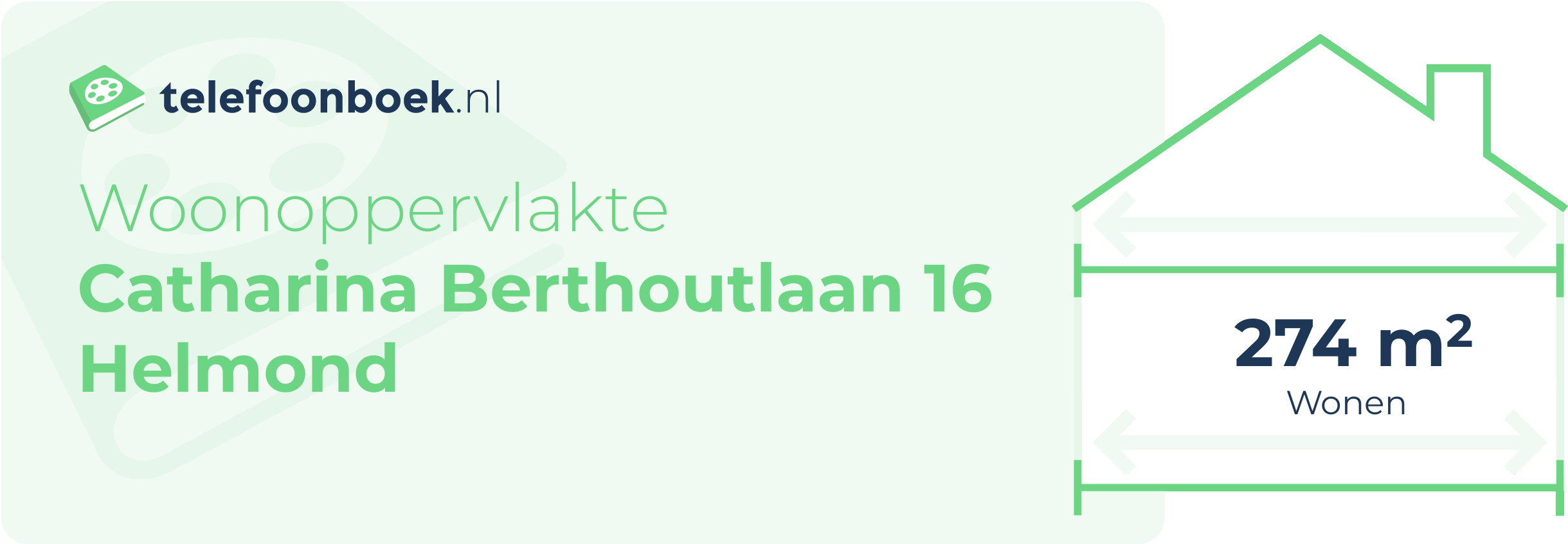 Woonoppervlakte Catharina Berthoutlaan 16 Helmond