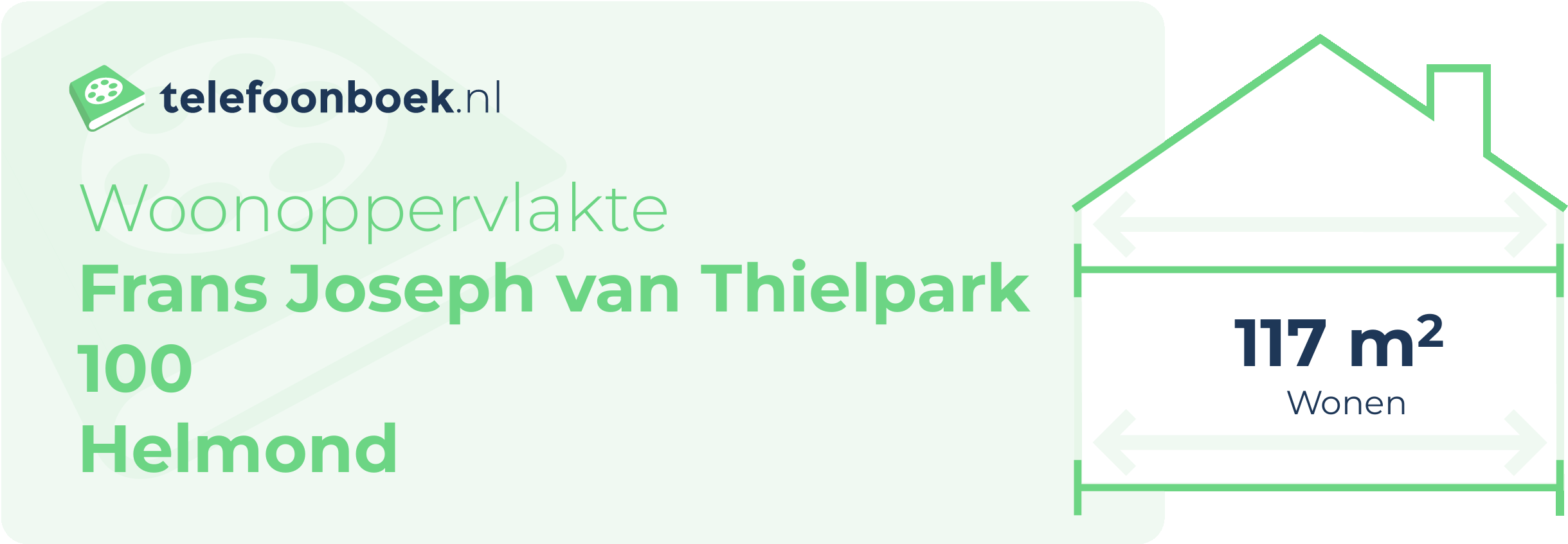 Woonoppervlakte Frans Joseph Van Thielpark 100 Helmond