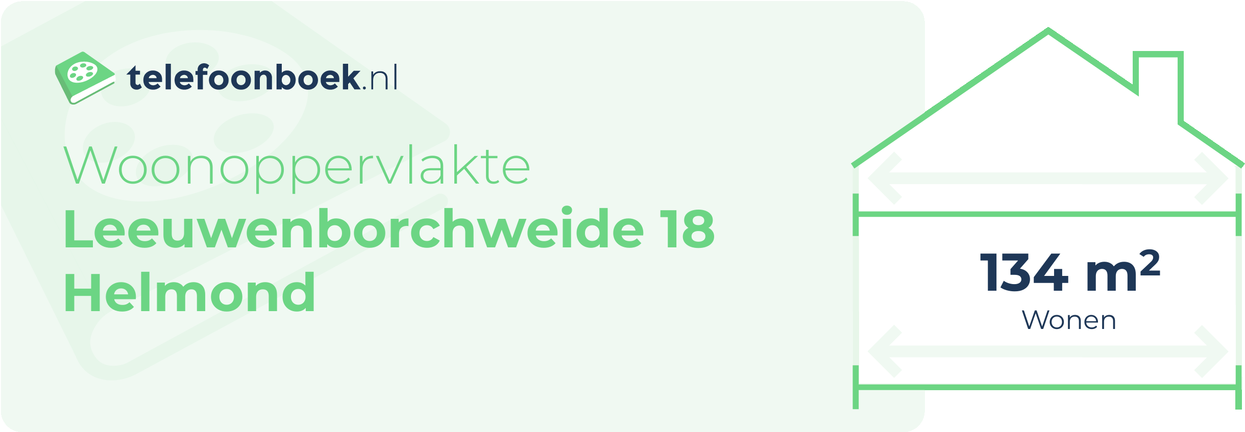 Woonoppervlakte Leeuwenborchweide 18 Helmond