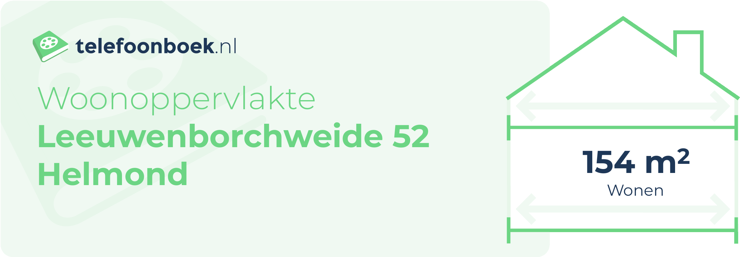 Woonoppervlakte Leeuwenborchweide 52 Helmond