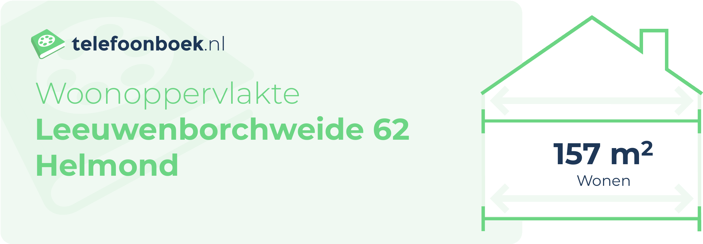 Woonoppervlakte Leeuwenborchweide 62 Helmond