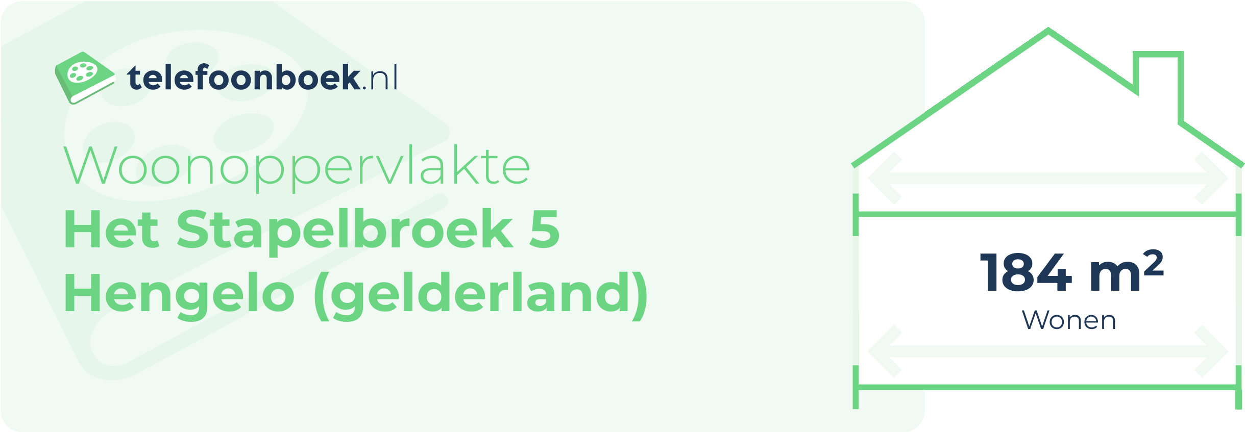 Woonoppervlakte Het Stapelbroek 5 Hengelo (Gelderland)