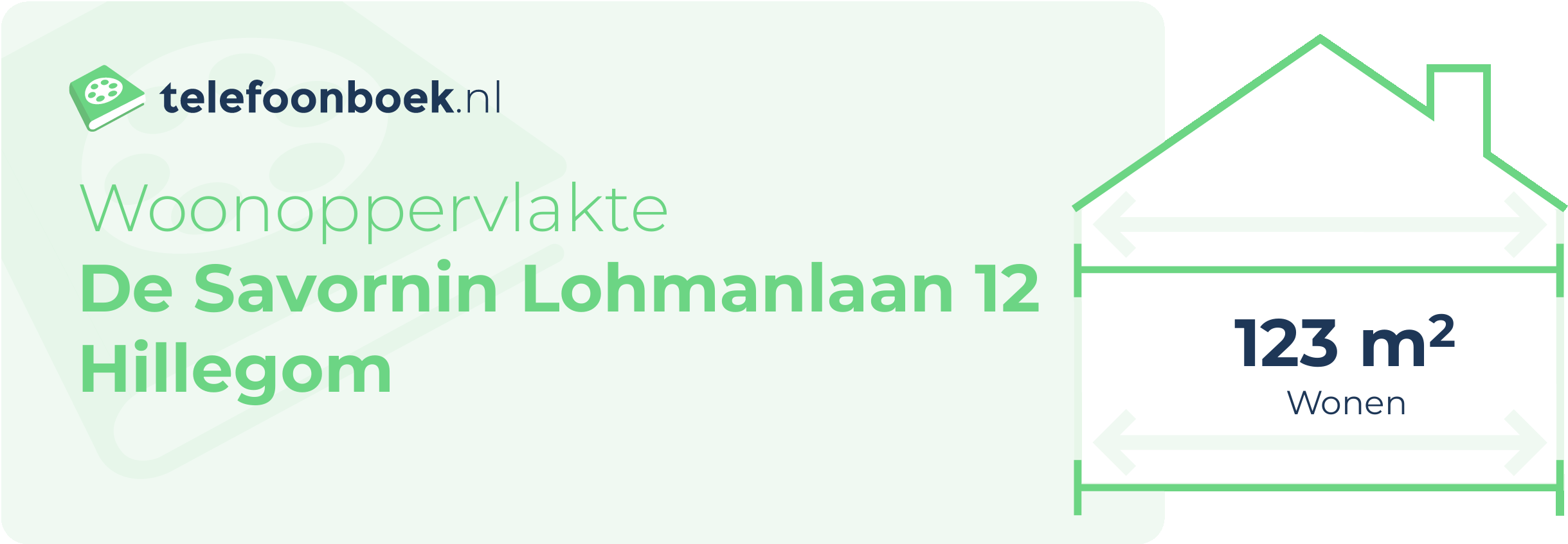 Woonoppervlakte De Savornin Lohmanlaan 12 Hillegom