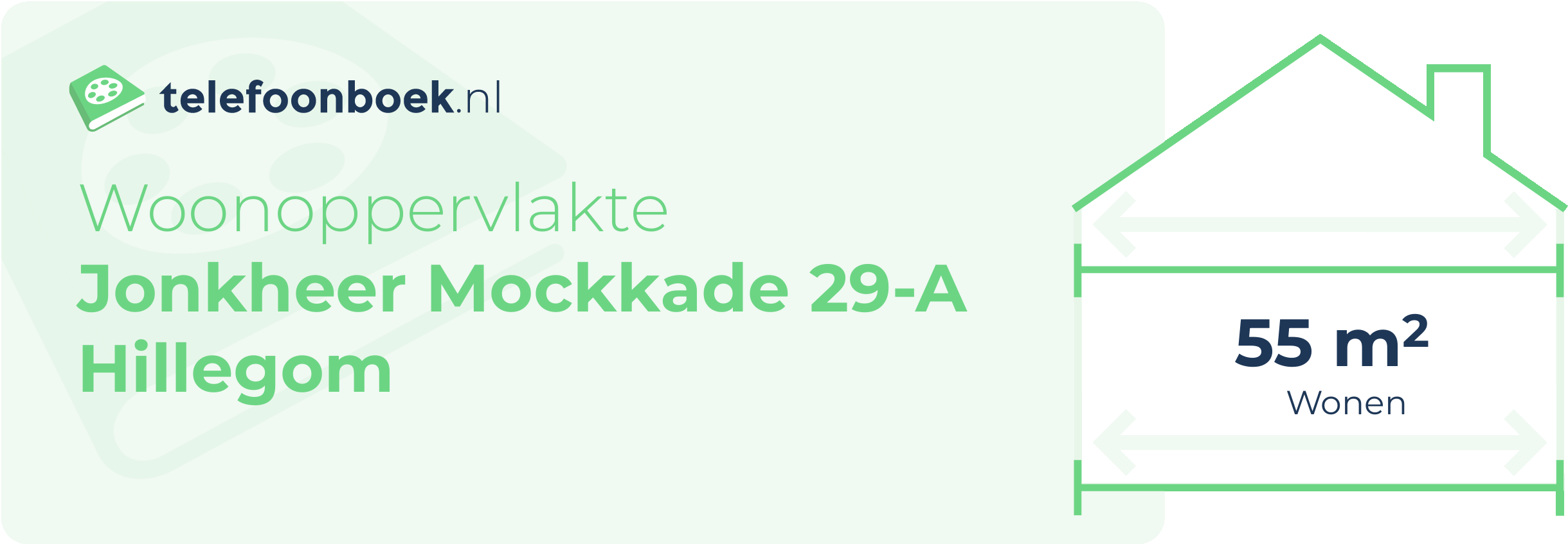 Woonoppervlakte Jonkheer Mockkade 29-A Hillegom