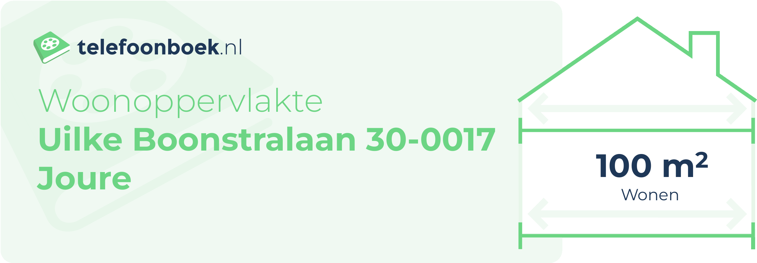 Woonoppervlakte Uilke Boonstralaan 30-0017 Joure