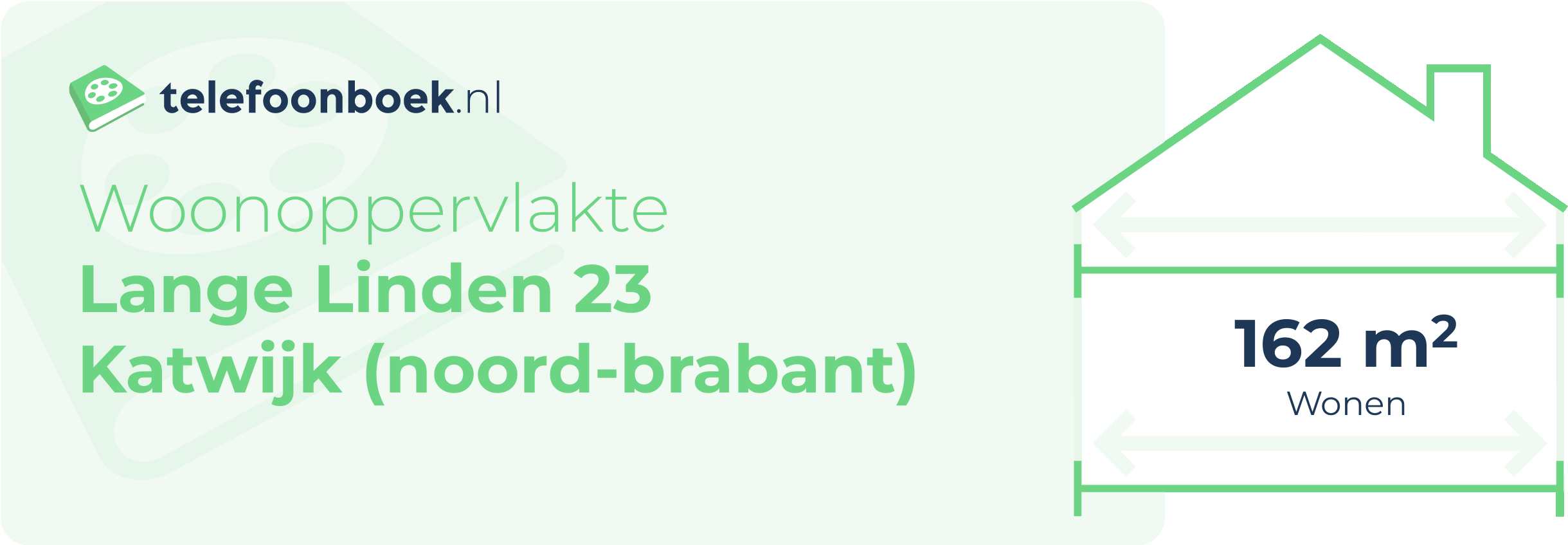 Woonoppervlakte Lange Linden 23 Katwijk (Noord-Brabant)