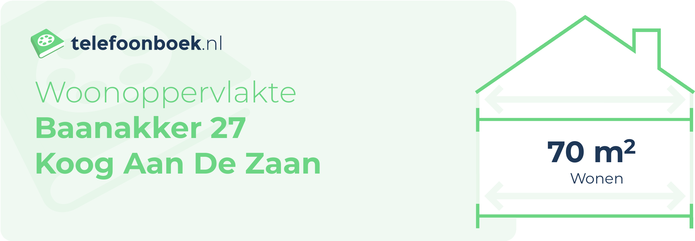 Woonoppervlakte Baanakker 27 Koog Aan De Zaan