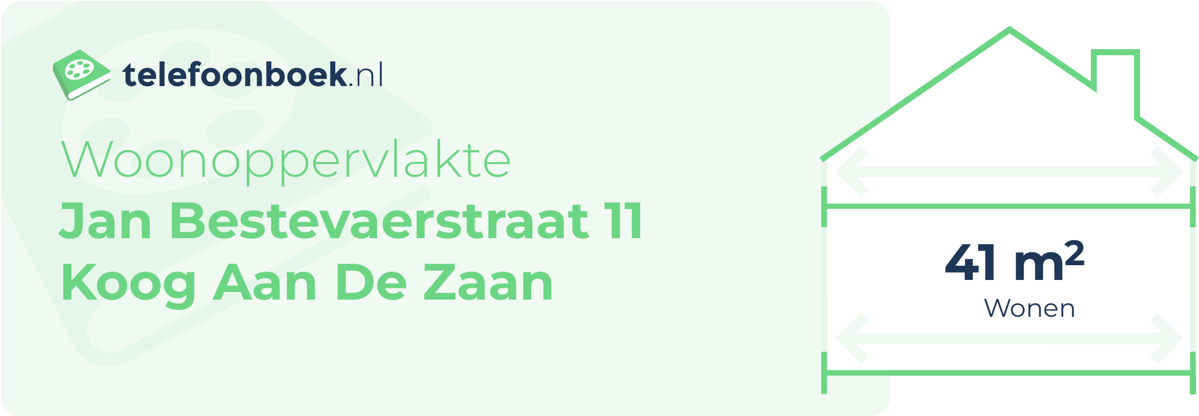 Woonoppervlakte Jan Bestevaerstraat 11 Koog Aan De Zaan