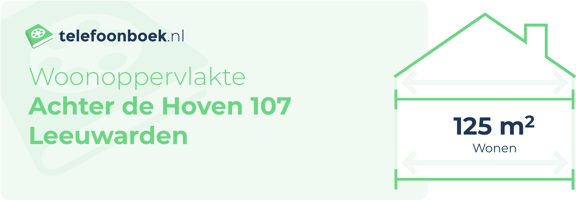 Woonoppervlakte Achter De Hoven 107 Leeuwarden