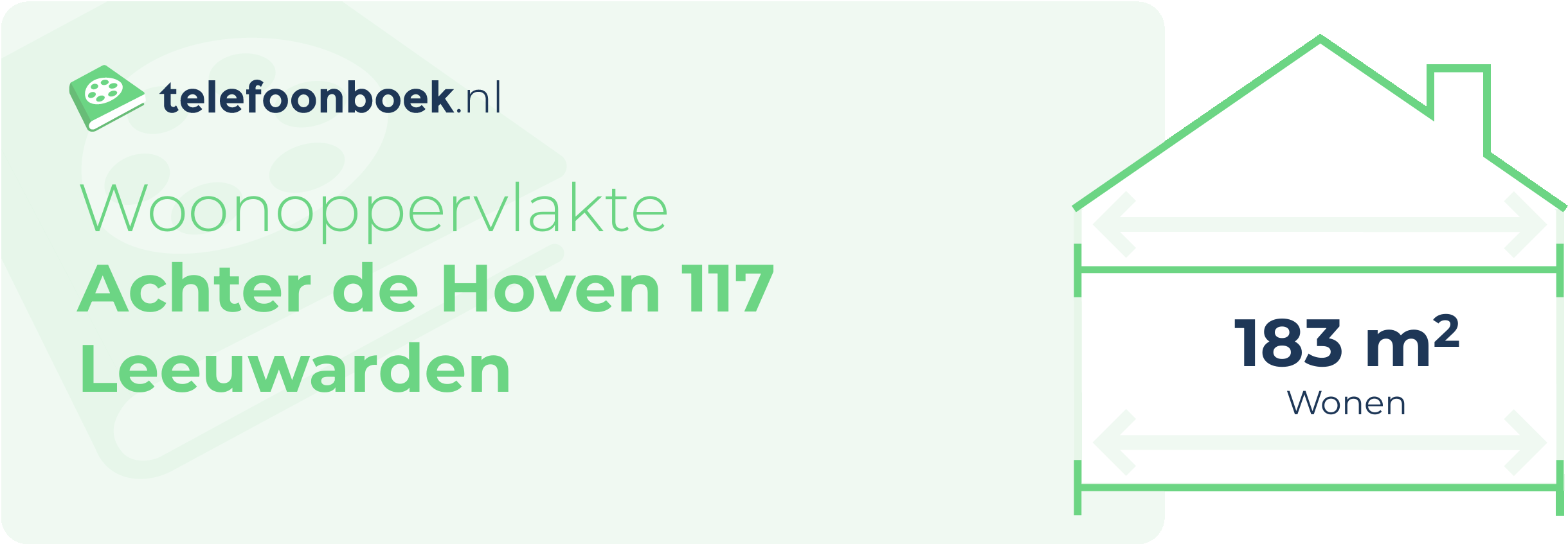 Woonoppervlakte Achter De Hoven 117 Leeuwarden